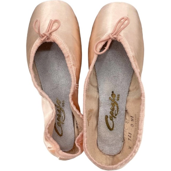 Capezio 176X Contempora European Pink Ballet Pointe Shoes 1.5C - Picture 4 of 10